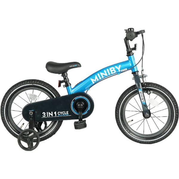 Фото - Двоколісний велосипед Qplay Miniby 3в1 Blue (CB01MiniByBlue)
